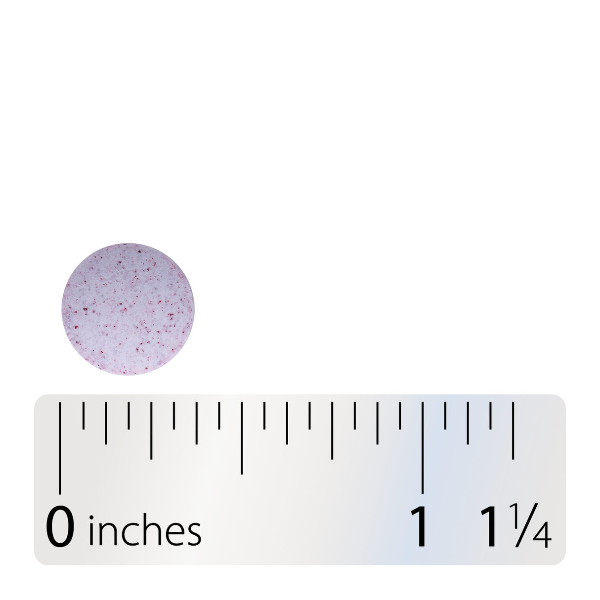 <{%360IMAGE4_40440%}>Nature's Way® | Vitamin B12 Lozenges High Potency - Lozenge and ruler