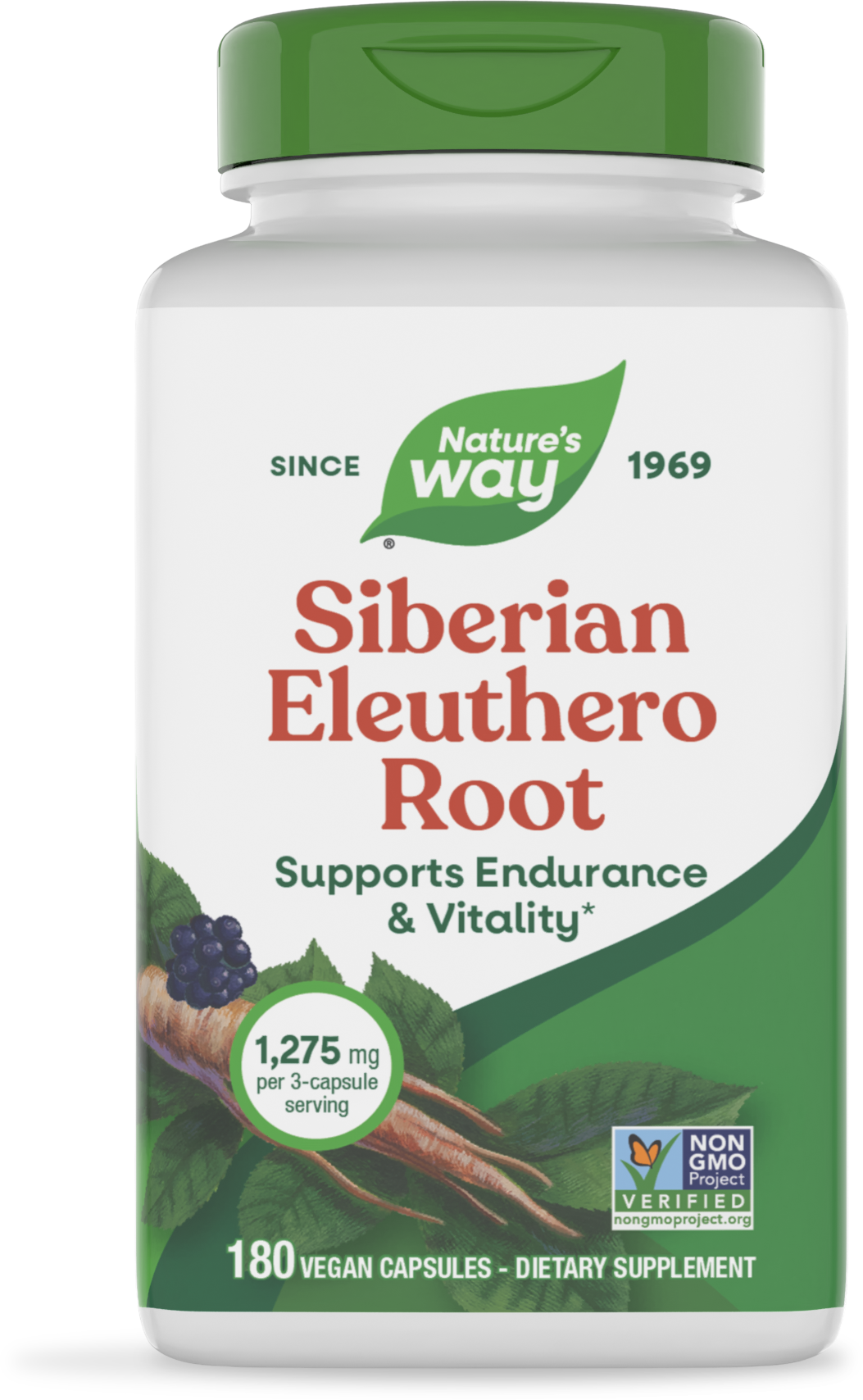 <{%PRIMARY_13508%}>Nature's Way® | Siberian Eleuthero Root, 180 capsules