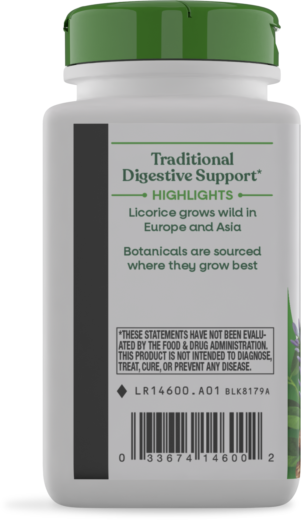 <{%360IMAGE2_14600%}>Nature's Way® | Licorice Root - left side of pack