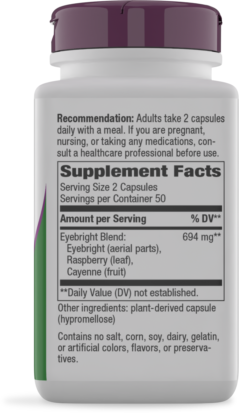 <{%360IMAGE1_380%}>Nature's Way® | Eyebright Premium Blend - right side of pack