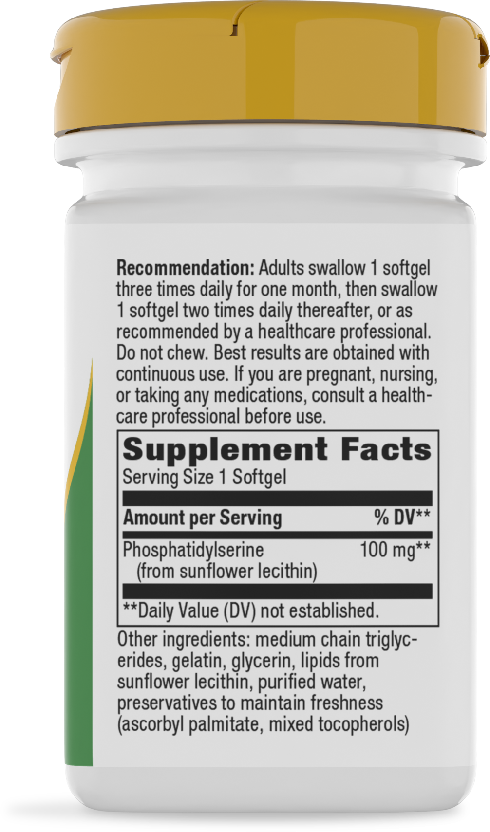 <{%360IMAGE1_45161%}>Nature's Way® | Phosphatidylserine - right side of pack