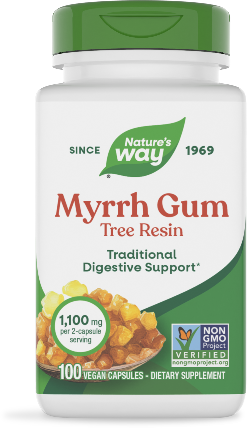 <{%PRIMARY_15100%}>Nature's Way® | Myrrh Gum Tree Resin, 100 capsules