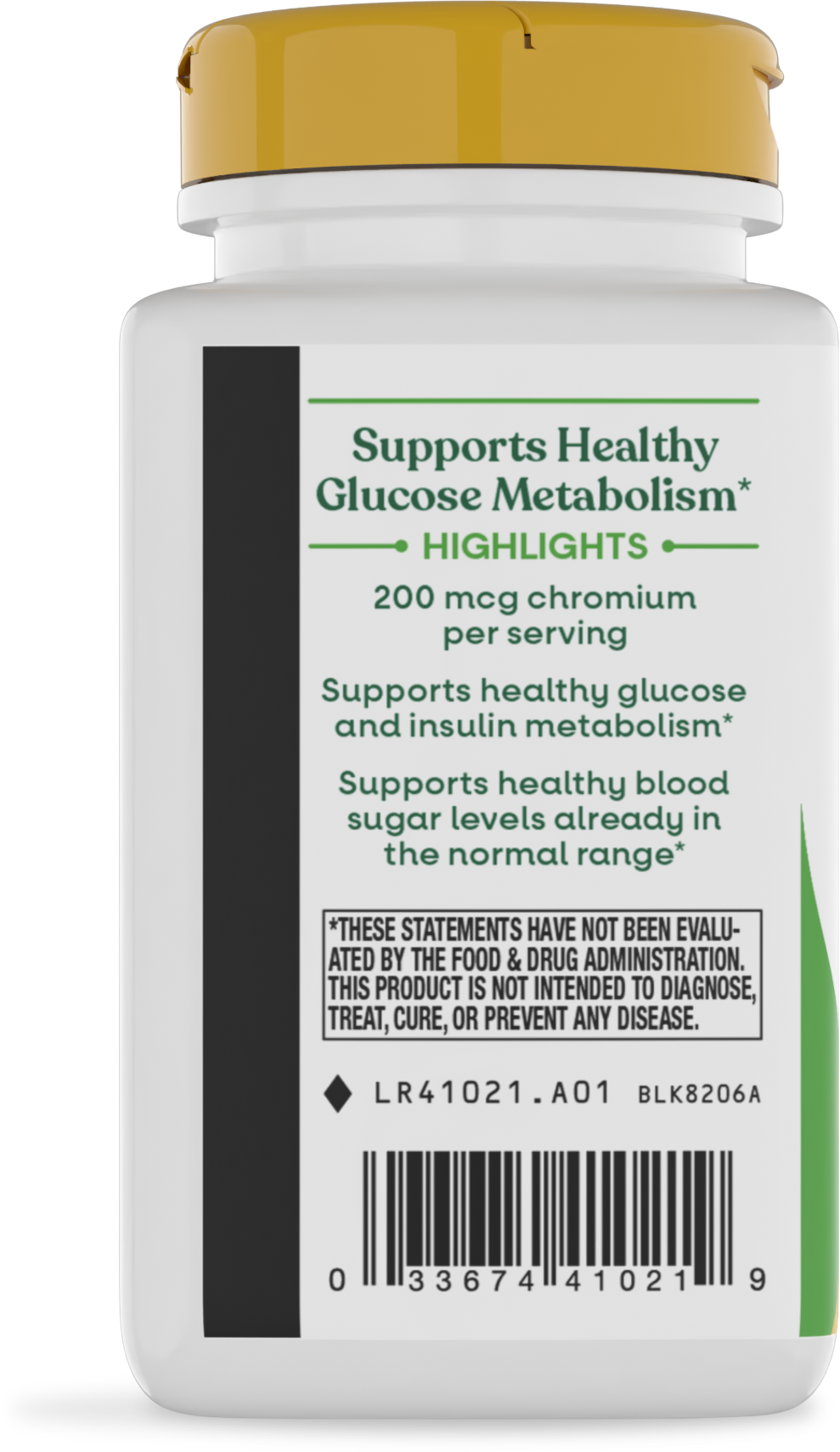 <{%360IMAGE2_41021%}>Nature's Way® | GTF Chromium Glucose Tolerance Factor - left side of pack