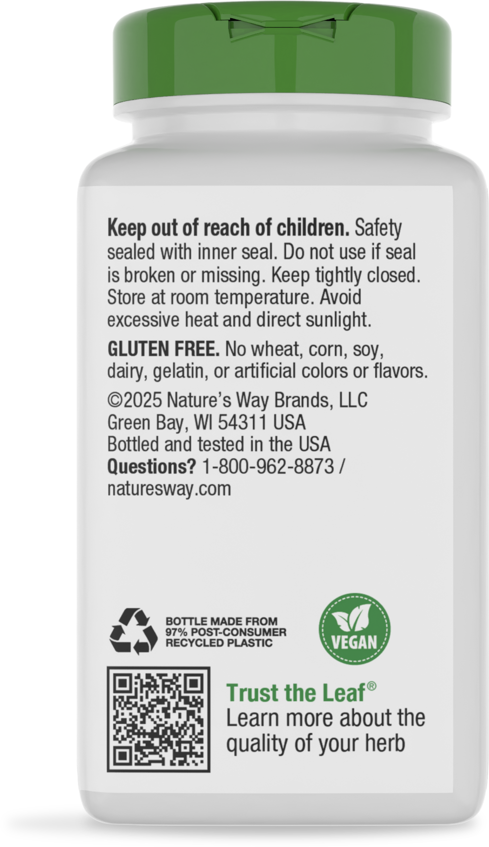 <{%360IMAGE7_14690%}>Nature's Way® | Black Cohosh Root - back of pack