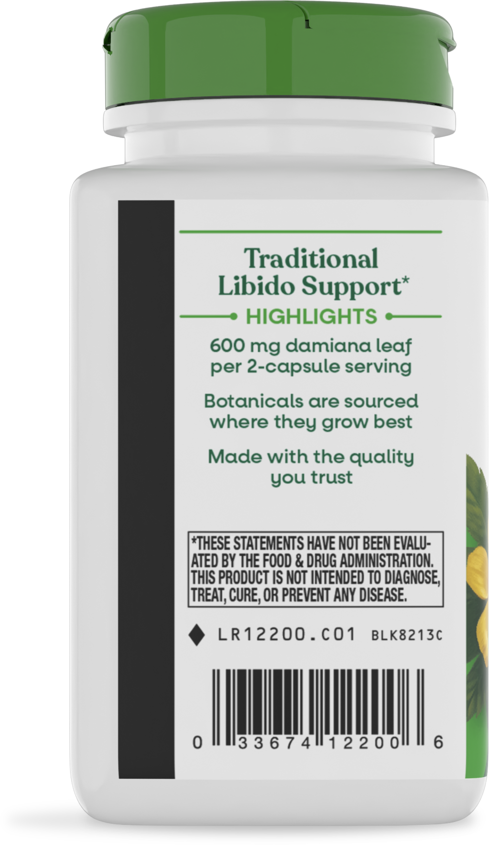 <{%360IMAGE2_12200%}>Nature's Way® | Damiana Leaves - left side of pack