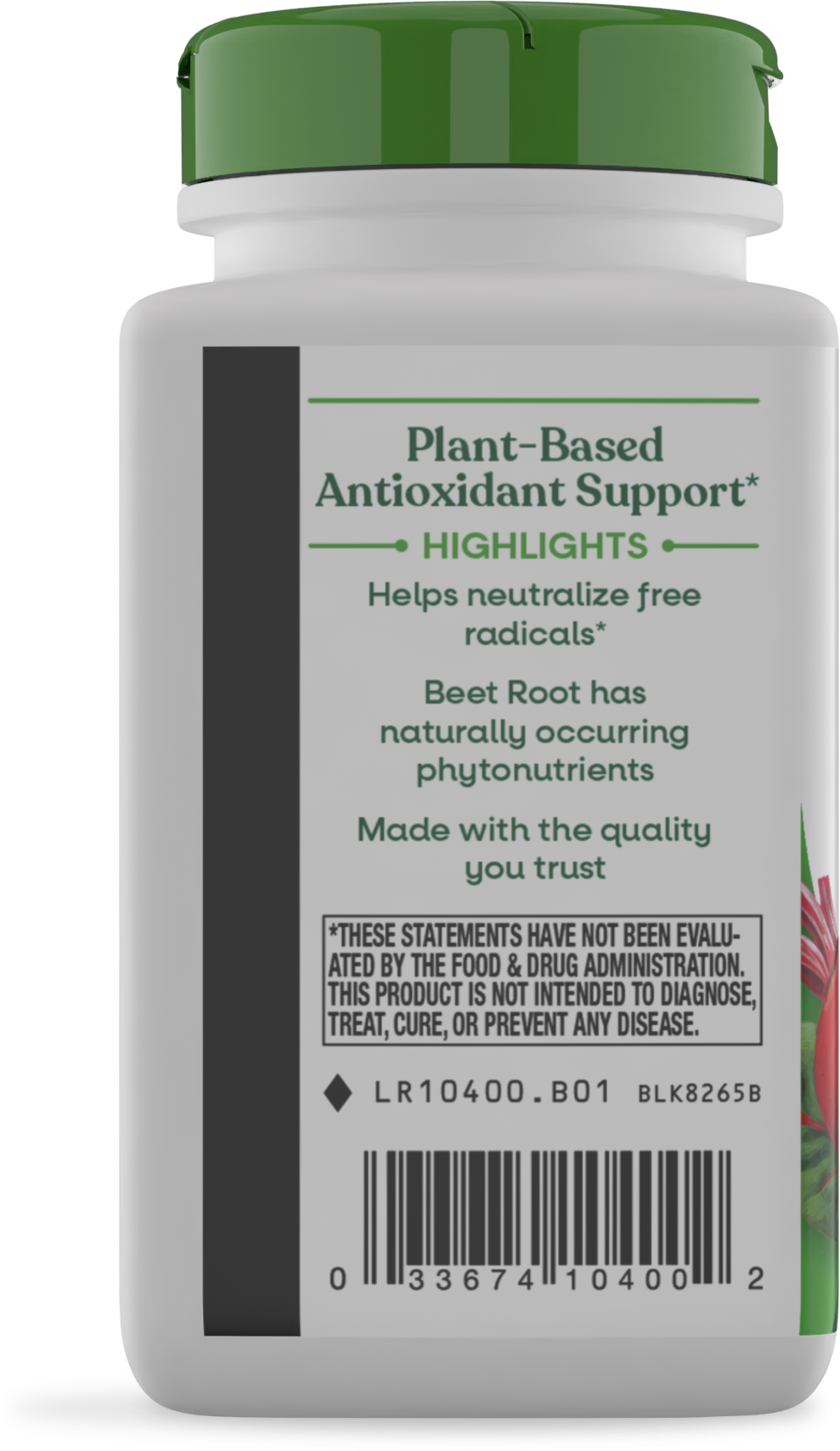 <{%360IMAGE2_10400%}>Nature's Way® | Beet Root - left side of pack