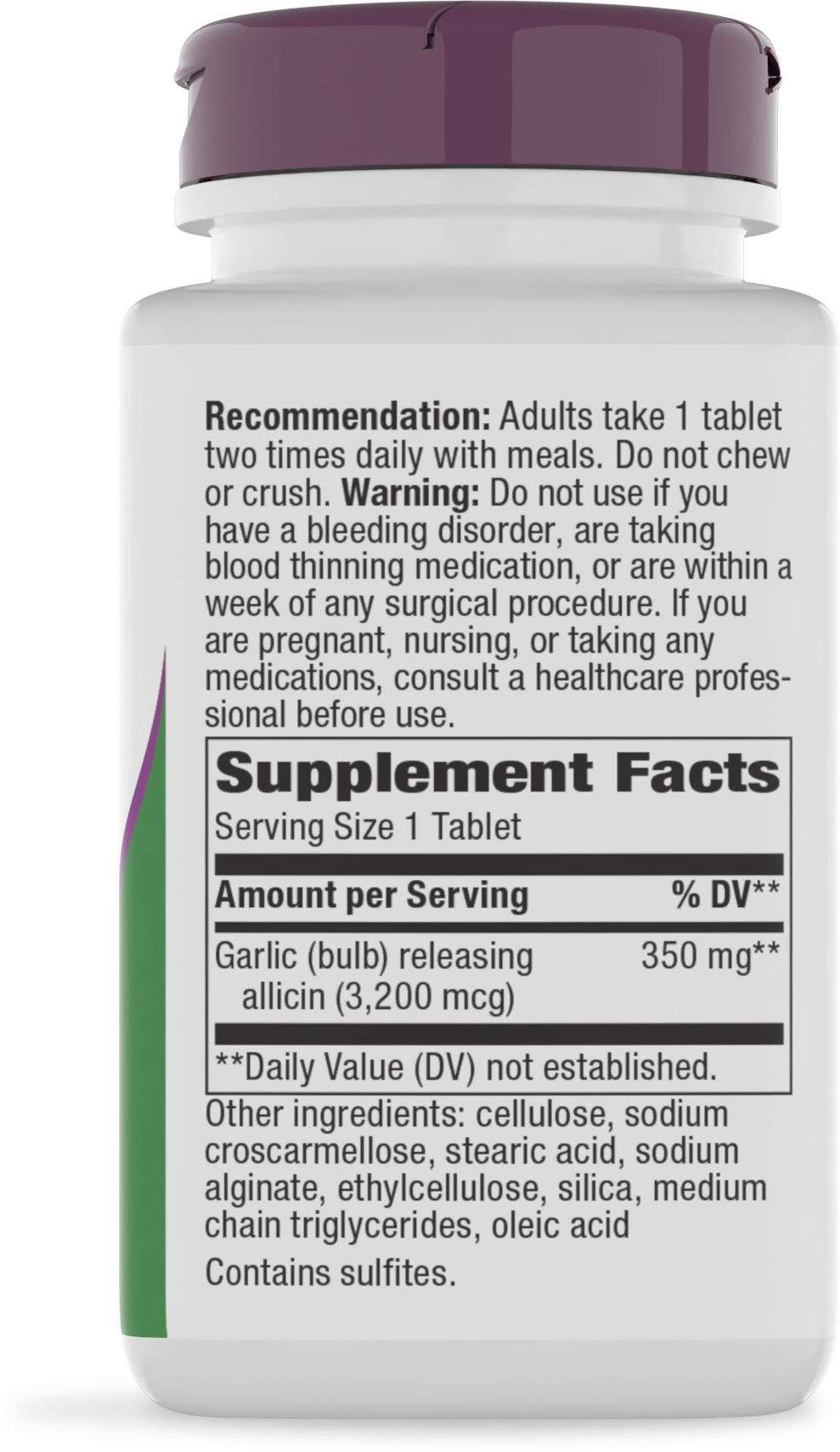 <{%360IMAGE1_6793%}>Nature's Way® | Garlicin Cardio - right side of pack