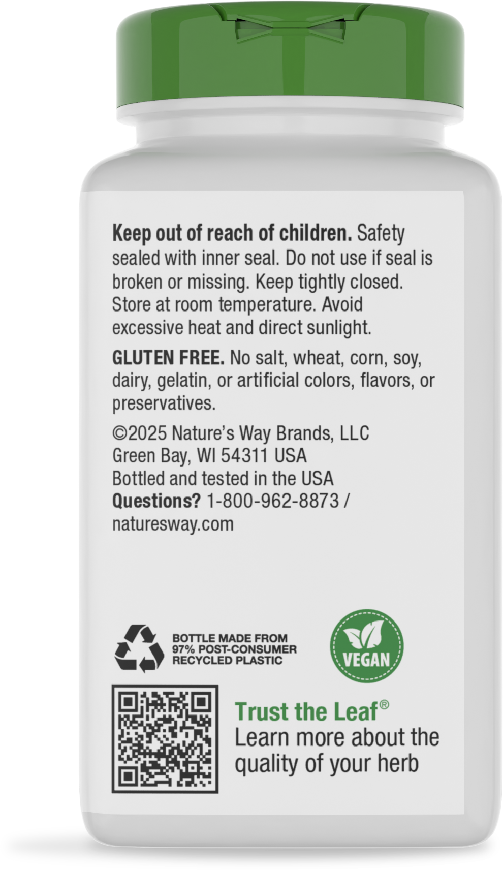 <{%360IMAGE3_12808%}>Nature's Way® | Feverfew Herb - back of pack