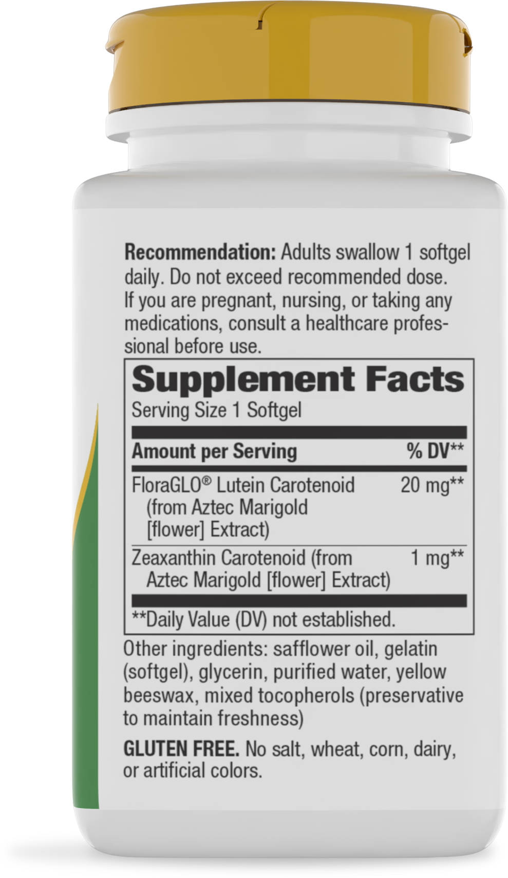 <{%360IMAGE1_15491%}>Nature's Way® | Lutein - right side of pack