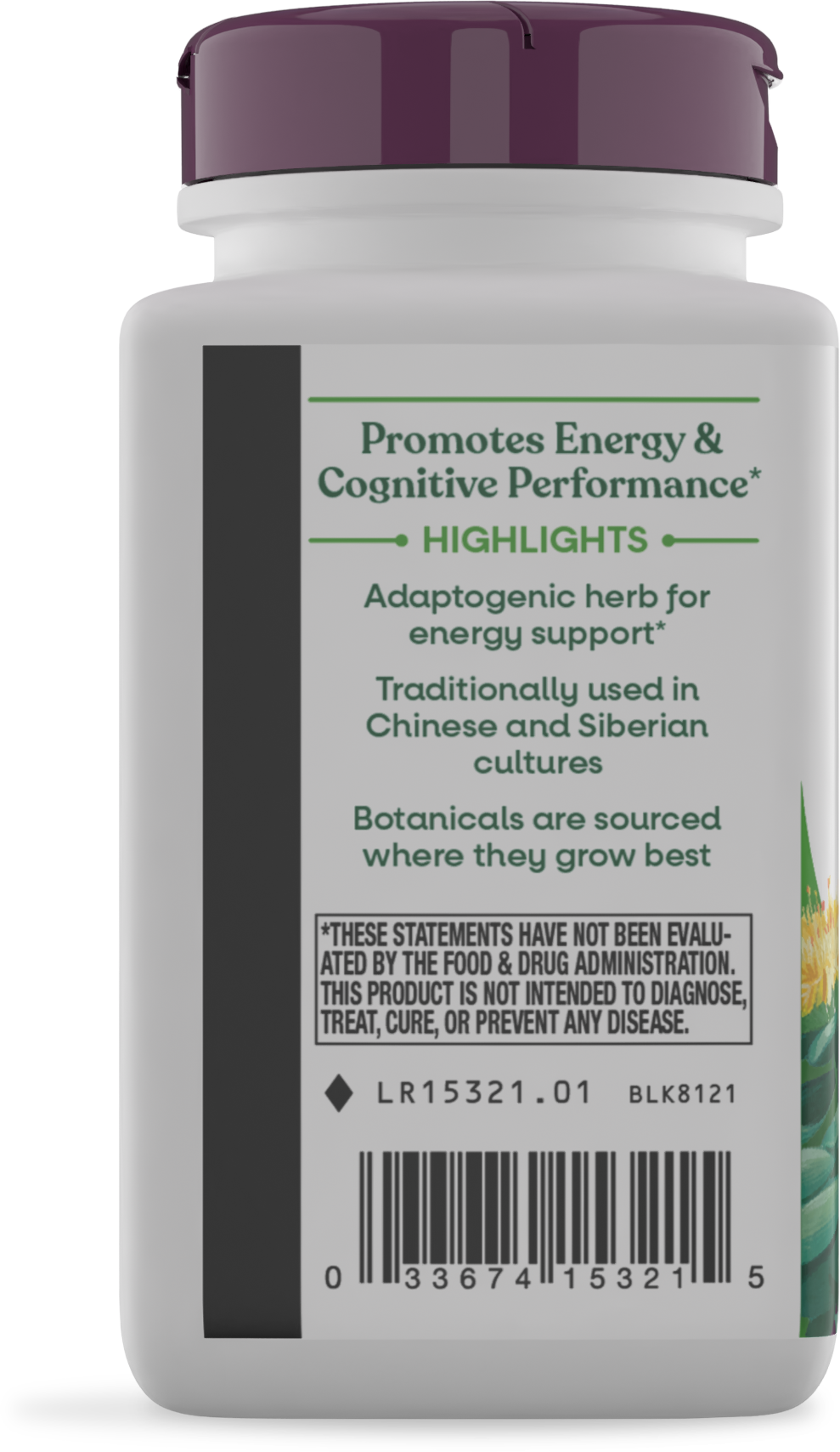 <{%360IMAGE2_15321%}>Nature's Way® | Rhodiola - left side of pack