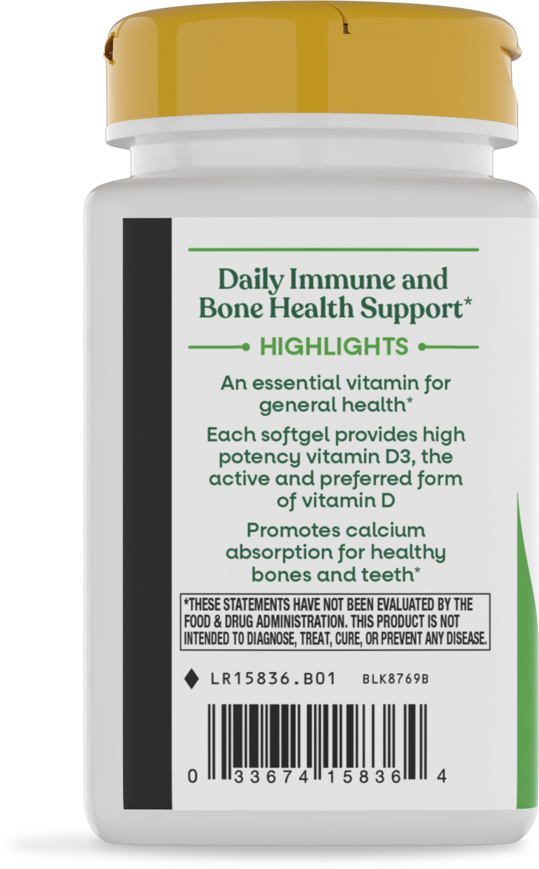 <{%360IMAGE2_15836%}>Nature's Way® | Vitamin D3 Max - left side of pack