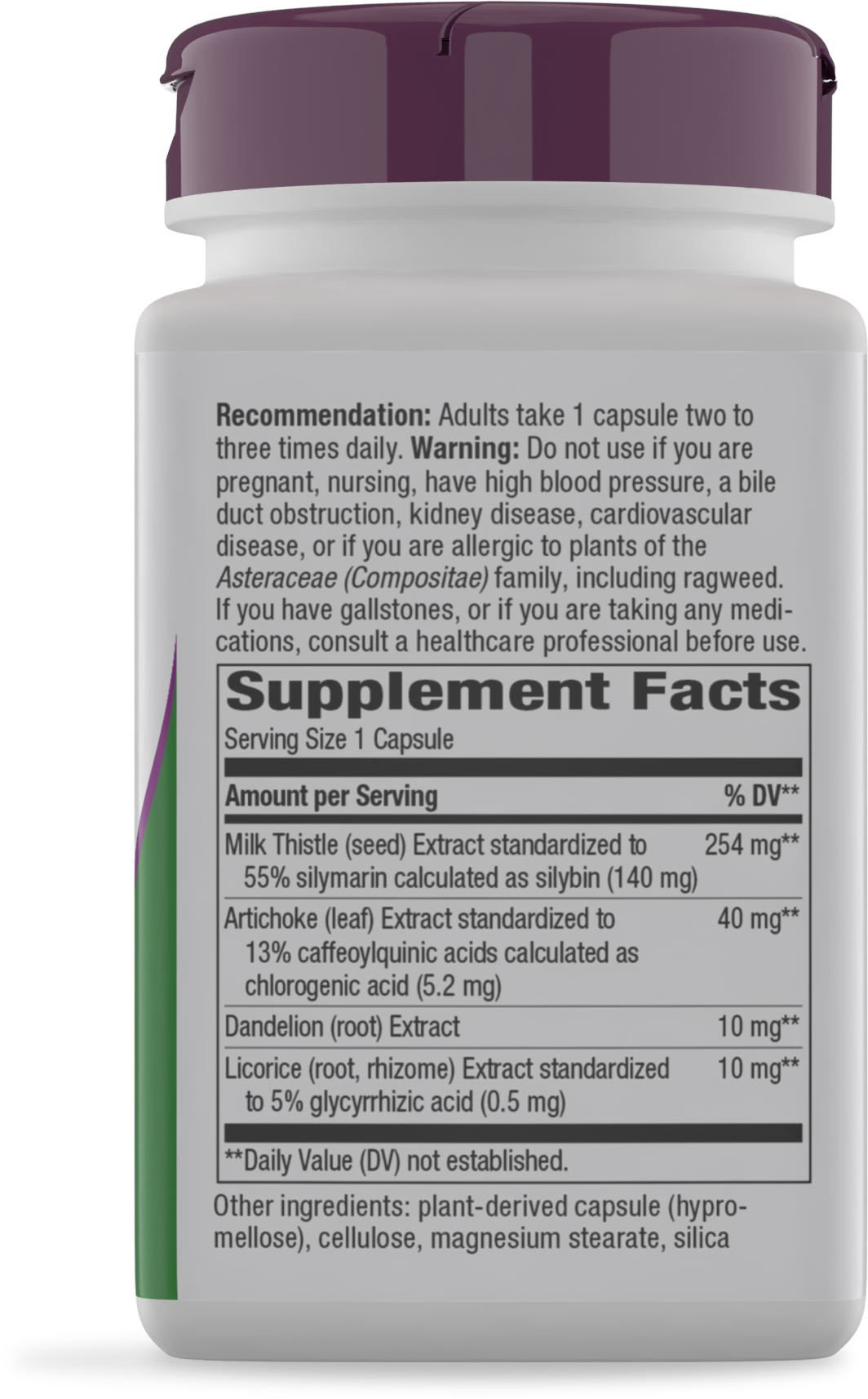 <{%360IMAGE1_08102%}>Nature's Way® | Super Milk Thistle - right side of pack