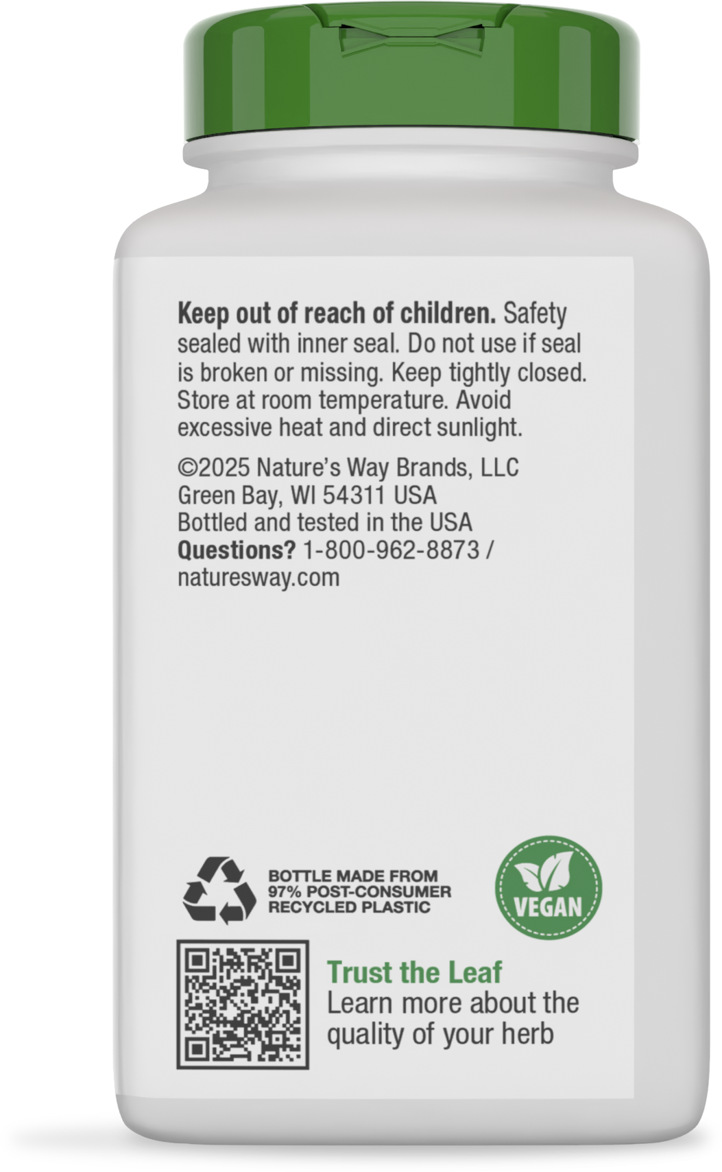 <{%360IMAGE3_11923%}>Nature's Way® | Vitex Fruit - back of pack