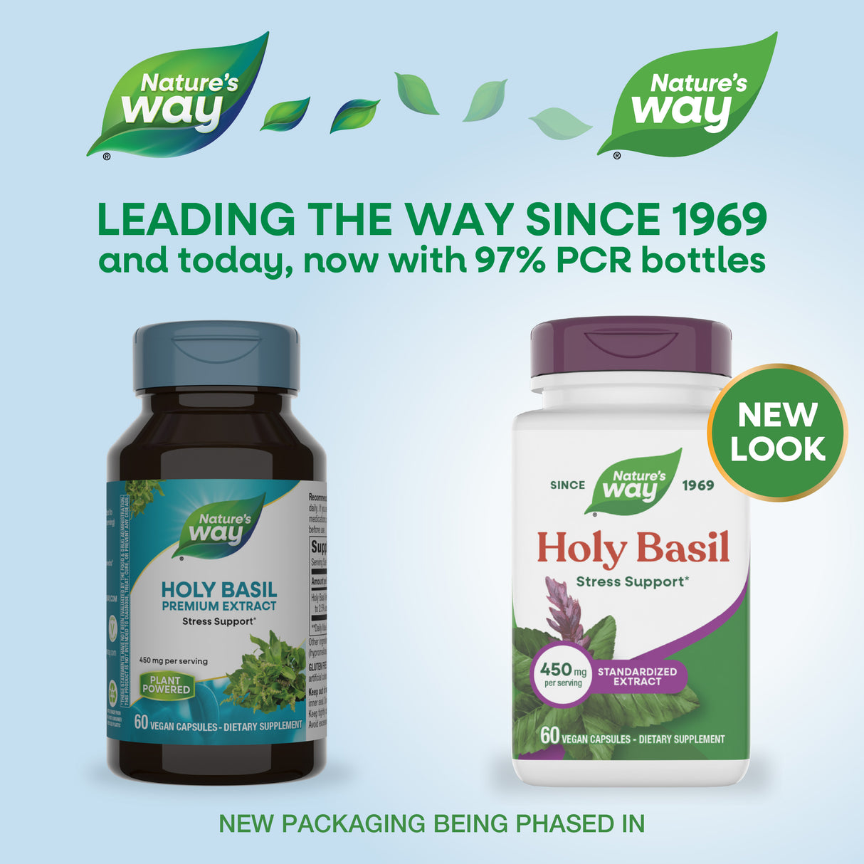 <{%MAIN1_15493%}>Nature's Way® | Holy Basil Standardized Extract - package updates old to new