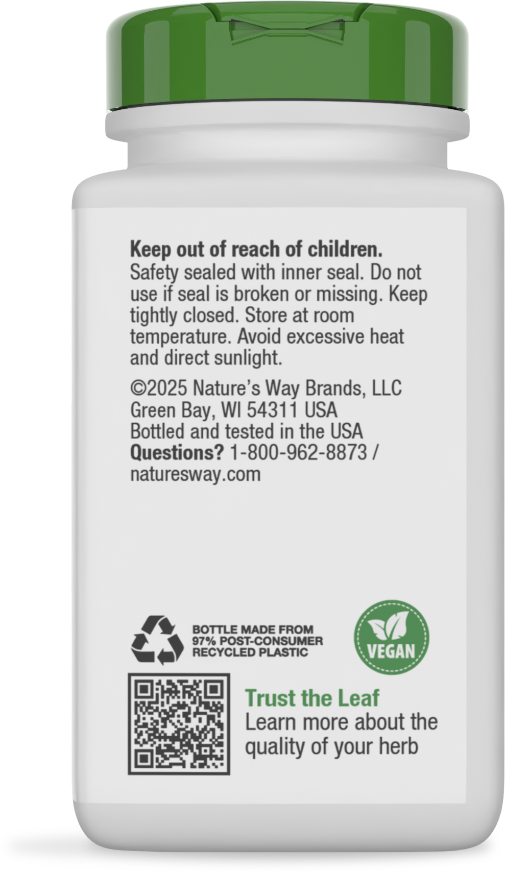 <{%360IMAGE7_11750%}>Nature's Way® | Vitex Fruit - back of pack