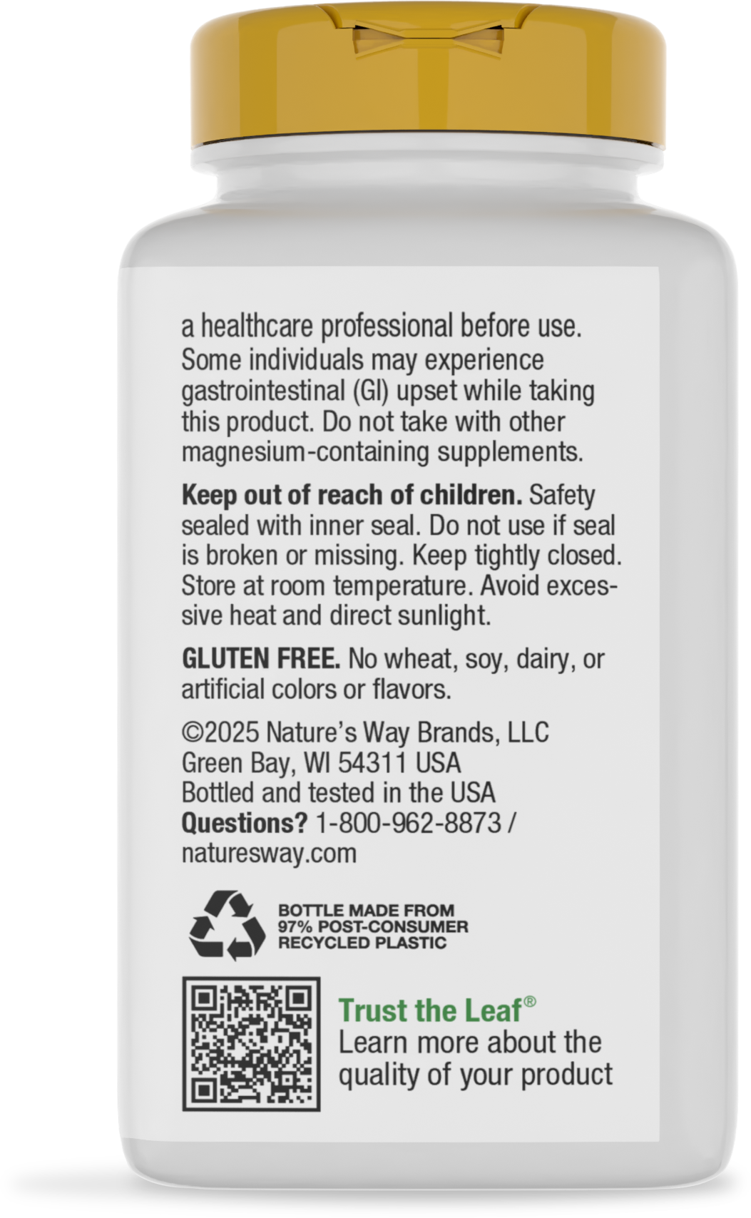 <{%360IMAGE7_41411%}>Nature's Way® | Calcium-Magnesium-Zinc - back of pack