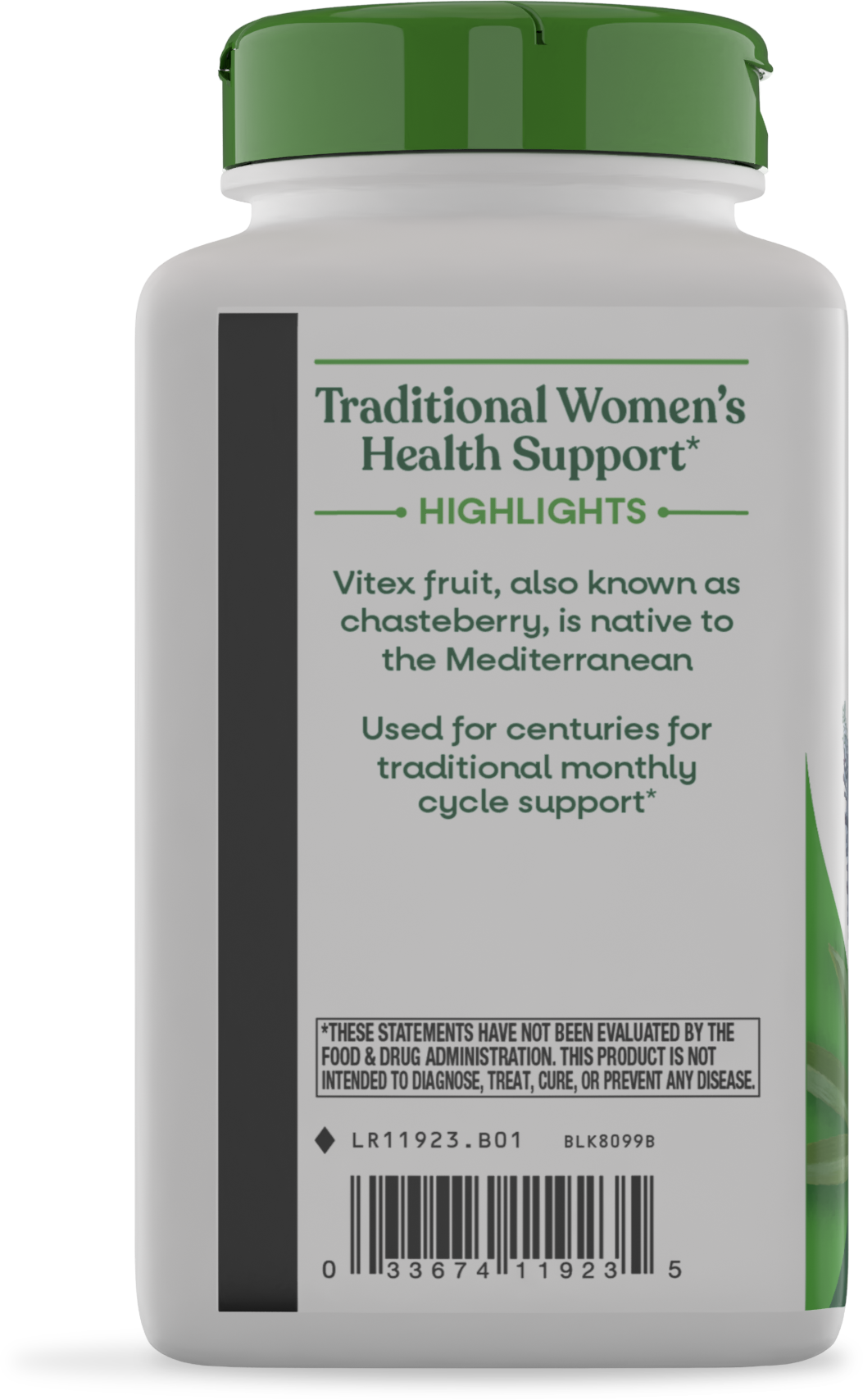 <{%360IMAGE2_11923%}>Nature's Way® | Vitex Fruit - left side of pack