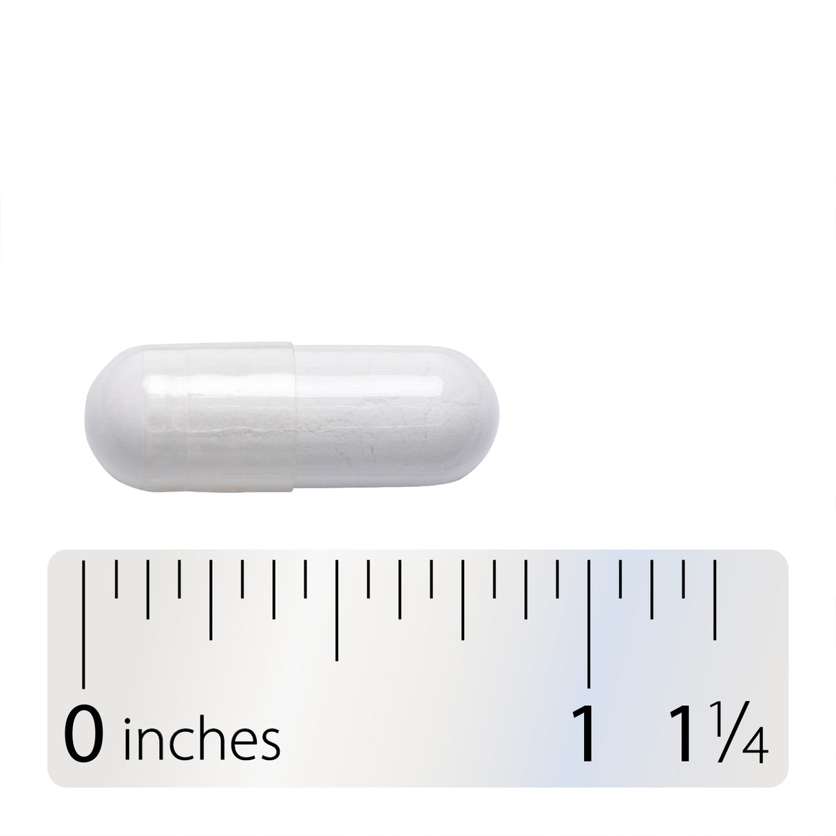 <{%360IMAGE4_40411%}>Nature's Way® | Vitamin B1 High Potency Thiamin HCl - Capsule and ruler
