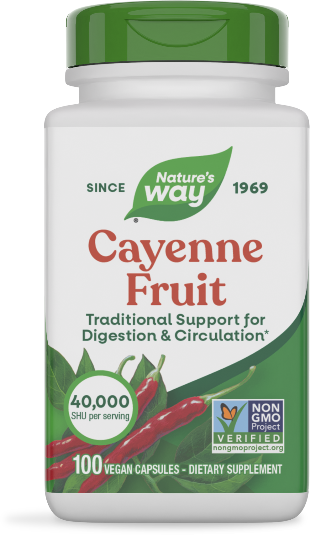 <{%PRIMARY_11500%}>Nature's Way® | Cayenne Fruit, 100 capsules