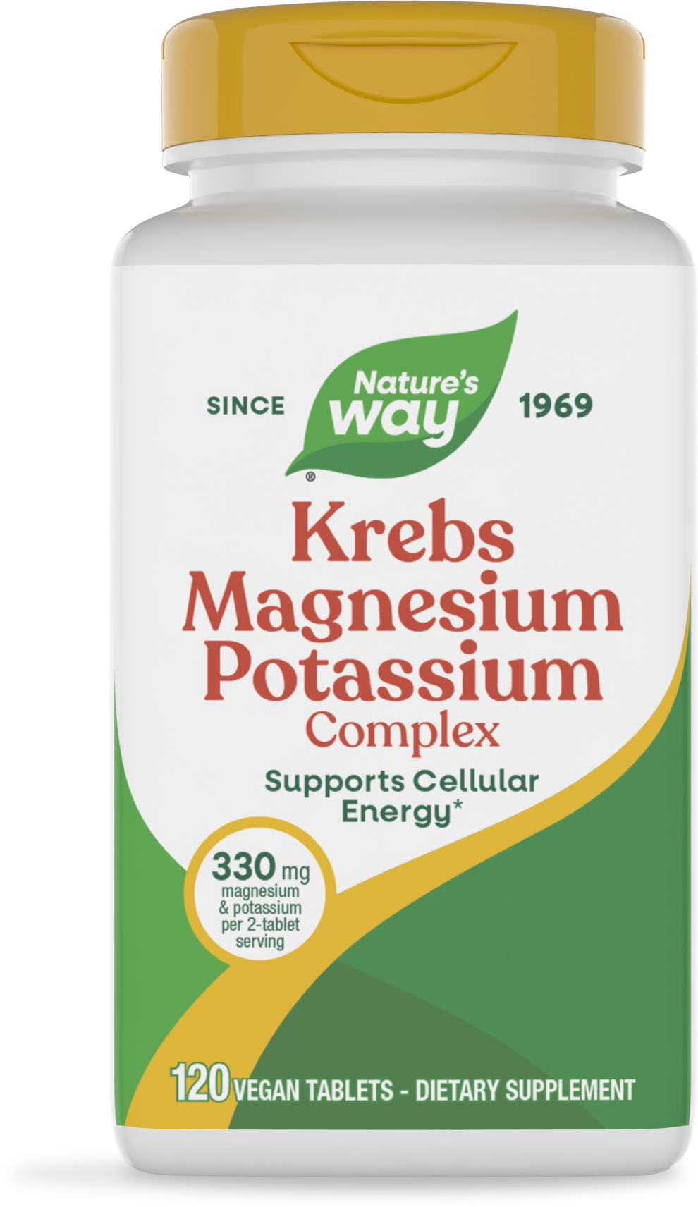 <{%PRIMARY_07766%}>Nature's Way® | Krebs Magnesium Potassium Complex, 120 tablets