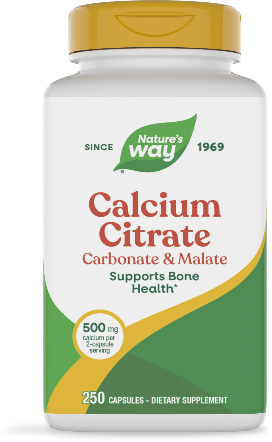<{%PRIMARY_41011%}>Nature's Way® | Calcium Citrate, Carbonate & Malate, 250 capsules