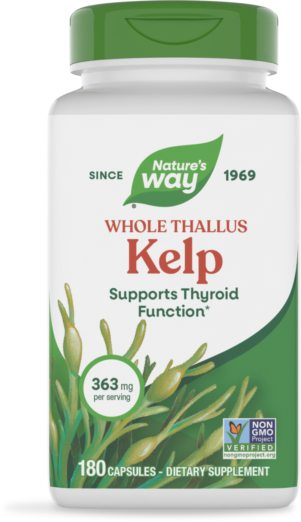 <{%PRIMARY_14508%}>Nature's Way® | Kelp, 180 capsules
