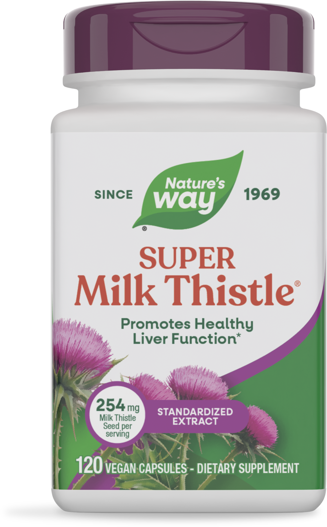 <{%PRIMARY_08102%}>Nature's Way® | Super Milk Thistle, 120 capsules