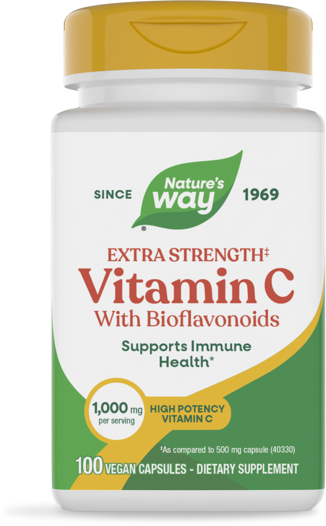 <{%PRIMARY_15464%}>Nature's Way® | Vitamin C with Bioflavonoids Extra Strength, 100 capsules