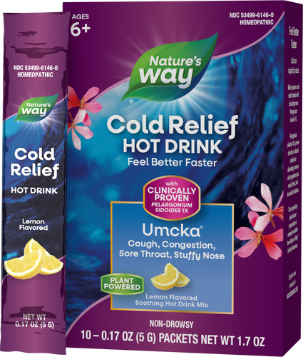 Nature's Way® | Umcka Cold Relief Hot Drink, 10 drink mixes, Lemon Sku:BUNDLE