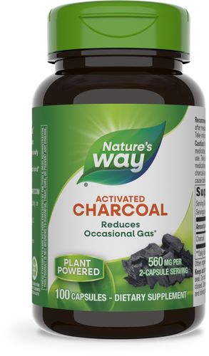 Nature's Way® | Activated Charcoal, 100 capsules Sku:BUNDLE
