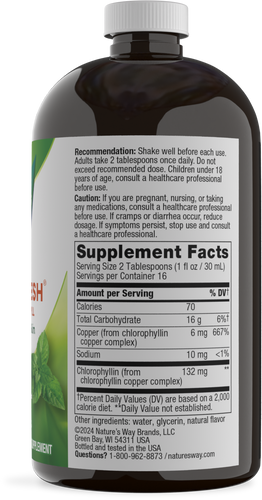 Nature's Way® | Chlorofresh Liquid Chlorophyll - right side of pack Sku:BUNDLE