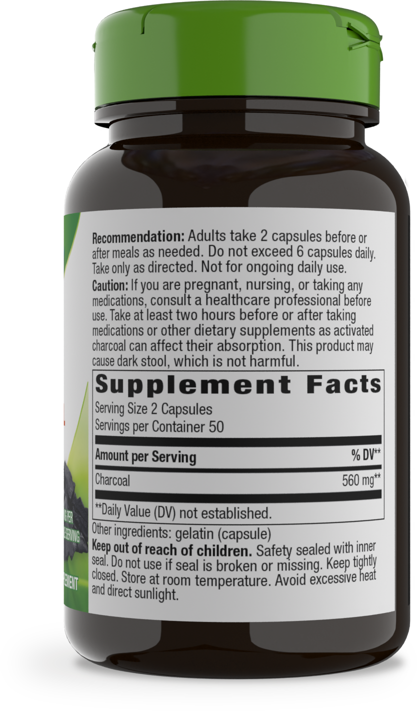 <{%MAIN9_2070%}>Nature's Way® | Activated Charcoal - right side of pack