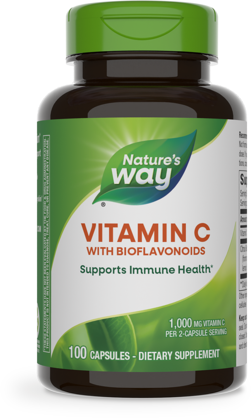 <{%PRIMARY_40330%}>Nature's Way® | Vitamin C with Bioflavonoids, 100 capsules