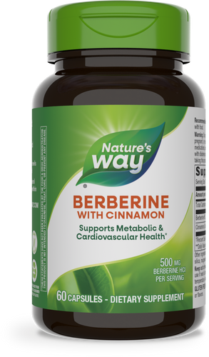 Nature's Way® | Berberine with Cinnamon, 60 capsules Sku:BUNDLE