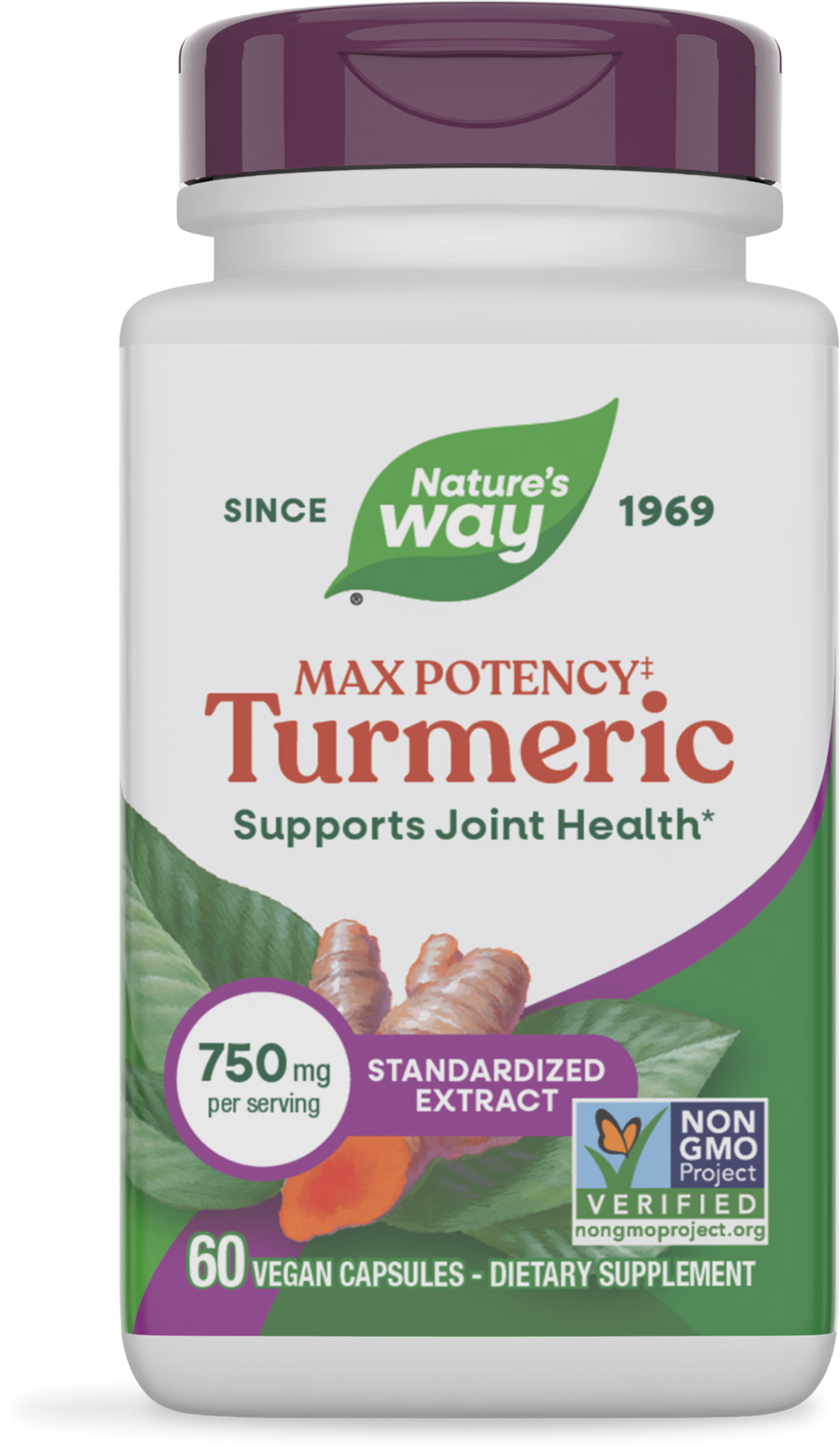 <{%PRIMARY_10260E%}>Nature's Way® | Turmeric Max Potency, 60 capsules