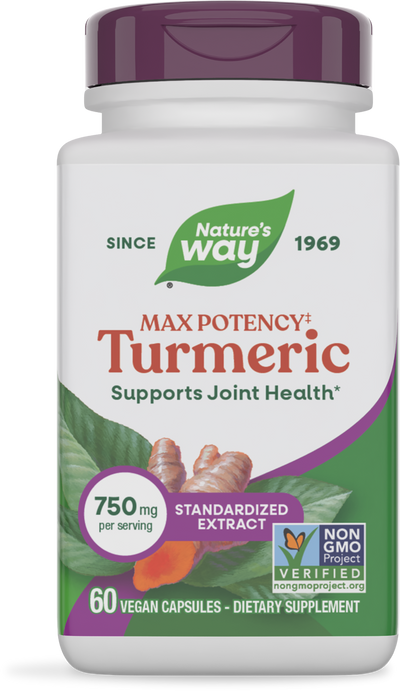 <{%PRIMARY_10260E%}>Nature's Way® | Turmeric Max Potency, 60 capsules