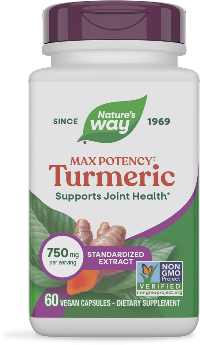 <{%PRIMARY_10260E%}>Nature's Way® | Turmeric Max Potency, 60 capsules