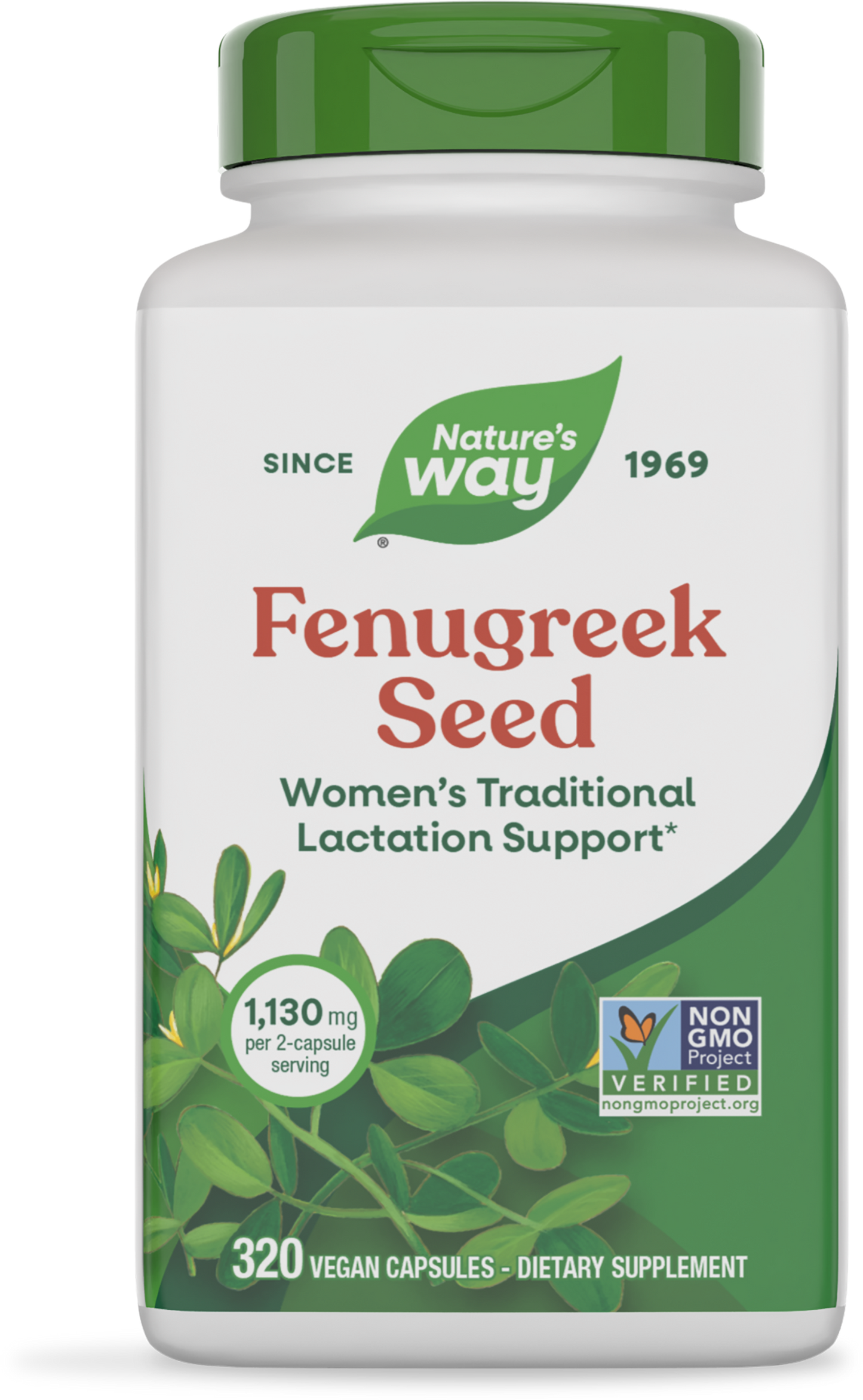 <{%PRIMARY_11924E%}>Nature's Way® | Fenugreek Seed, 320 capsules