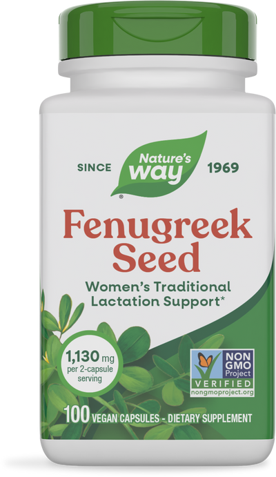 <{%PRIMARY_12800E%}>Nature's Way® | Fenugreek Seed, 100 capsules