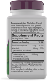 <{%MAIN2_15020%}>Nature's Way® | Cranberry Premium Blend - right side of pack