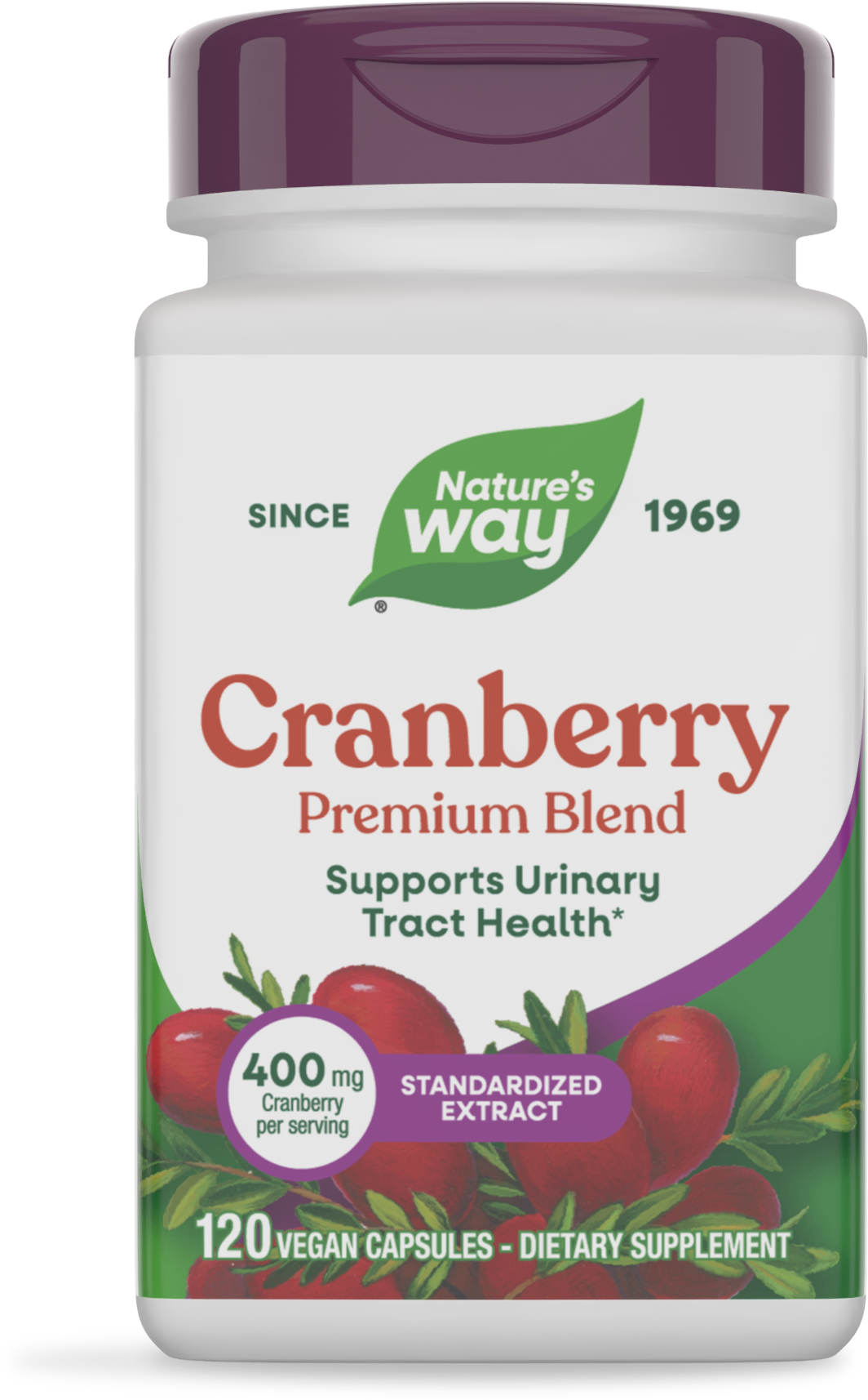 <{%PRIMARY_15135E%}>Nature's Way® | Cranberry Premium Blend, 120 capsules