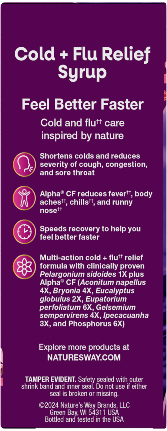 <{%MAIN4_15148%}>Nature's Way® | Umcka Cold+Flu Relief Syrup - left side of pack