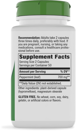 Nature's Way® | Peppermint Leaf - right side of pack Sku:BUNDLE
