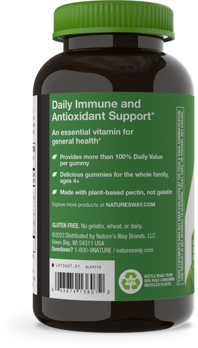 Nature's Way® | Vitamin C Gummies - left side of pack Sku:13607