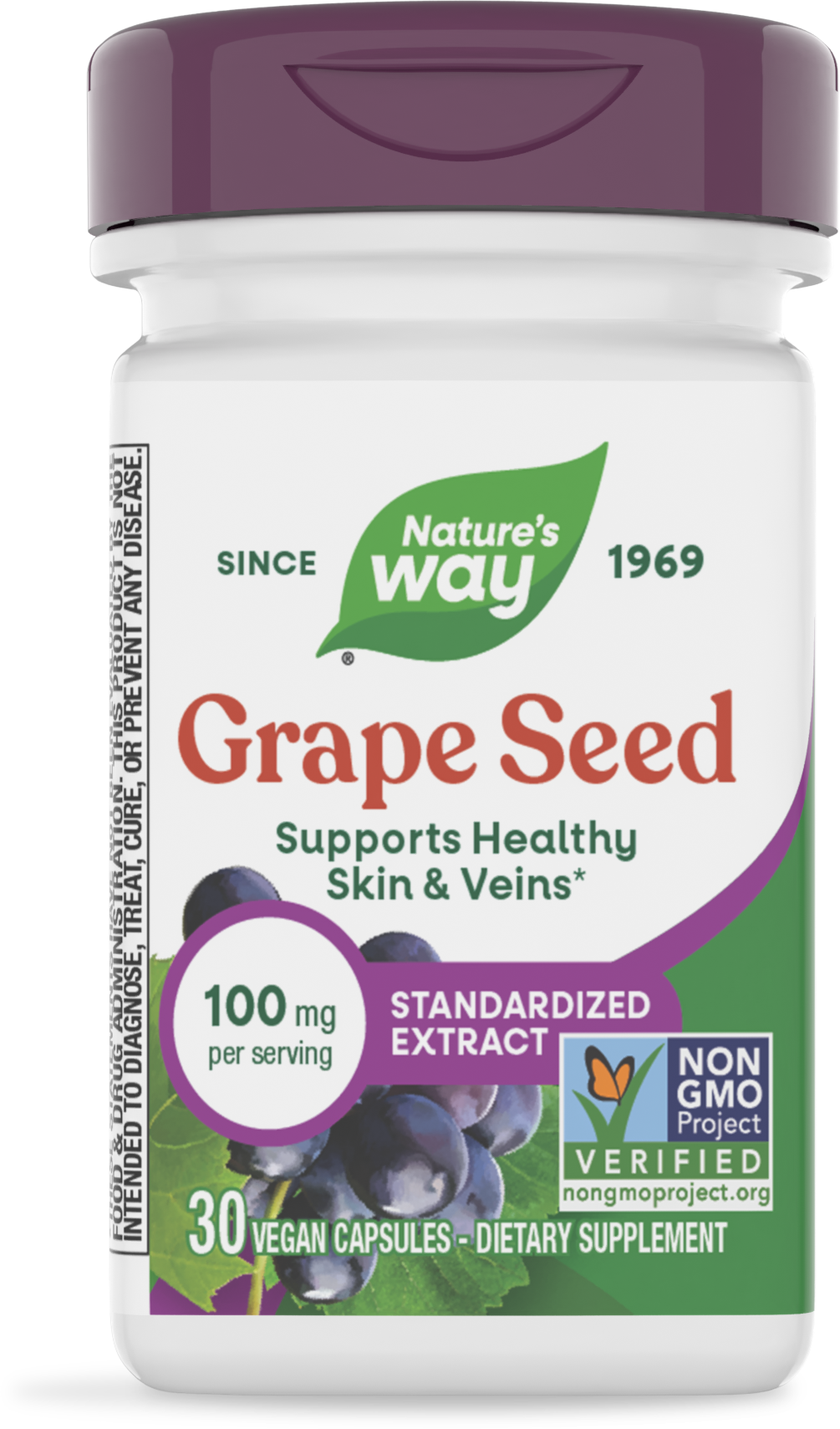 <{%PRIMARY_14320E%}>Nature's Way® | Grape Seed Standardized Extract, 30 capsules
