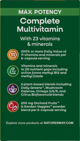 <{%MAIN4_15090%}>Nature's Way® | Alive! Max6 Potency Adult Complete Multivitamin - left side of pack