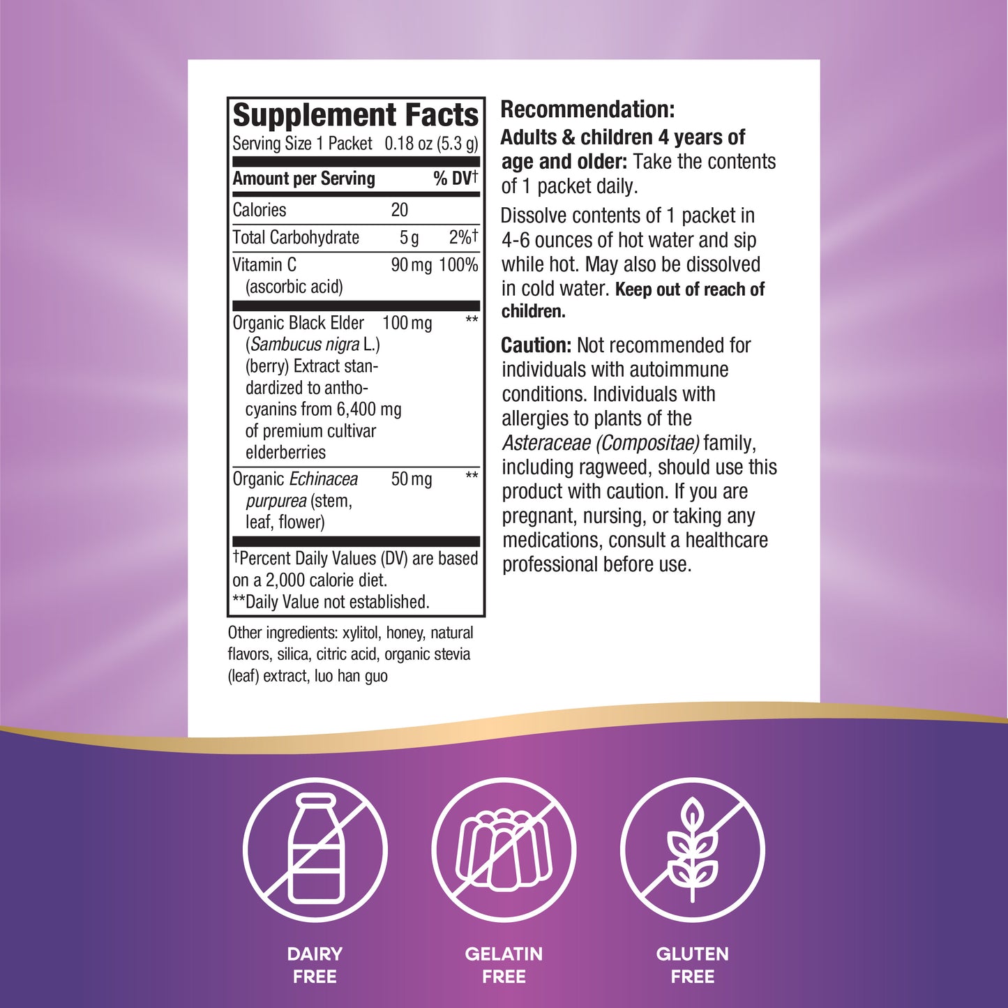 <{%MAIN7_12087%}>Nature's Way® | Sambucus Immune Elderberry Hot Drink