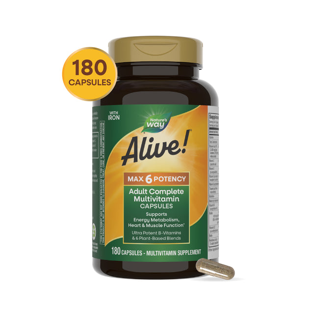 <{%MAIN14_15708%}>Nature's Way® | Alive! Max6 Max Potency Daily Multivitamin