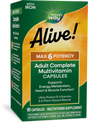 <{%PRIMARY_15090E%}>Nature's Way® | Alive! Max6 Potency Adult Complete Multivitamin, 90 capsules