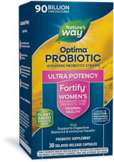 <{%PRIMARY_15859E%}>Nature's Way® | Fortify Optima Women's Advanced Care 90 Billion Probiotic, 30 capsules